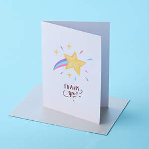 Star Thank You Card